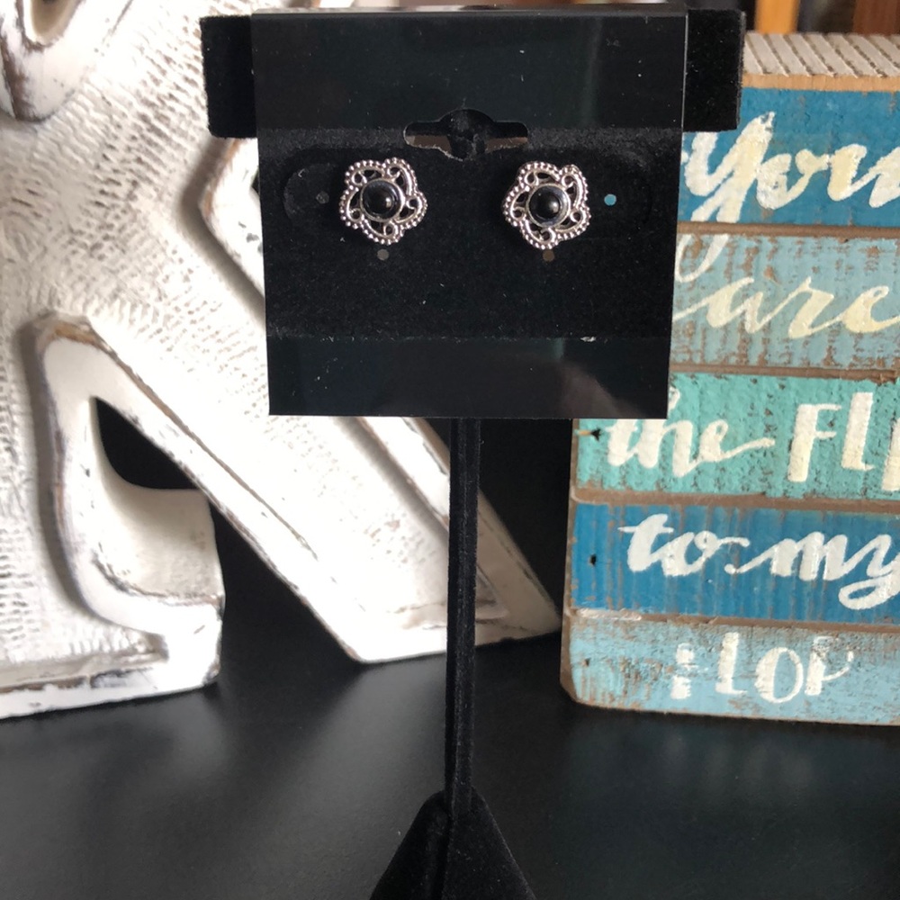 Black and Silver Studs